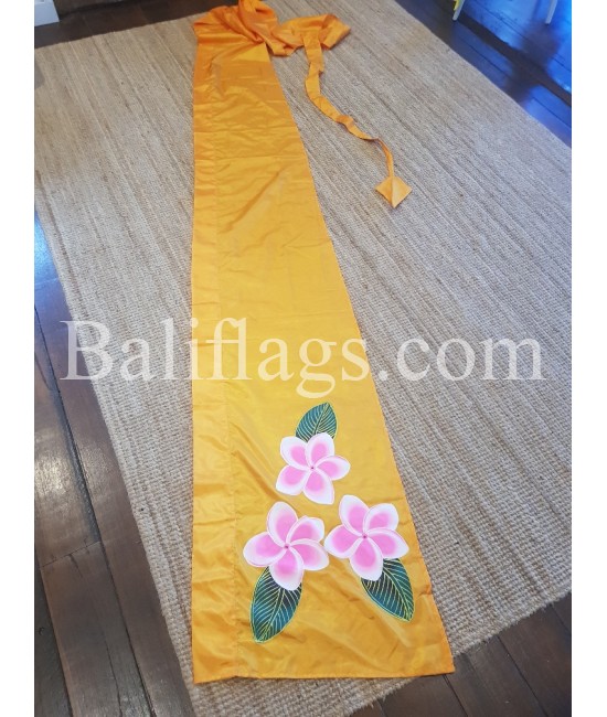Yellow Gold Frangipani Flag Yellow Gold Frangipani Flag